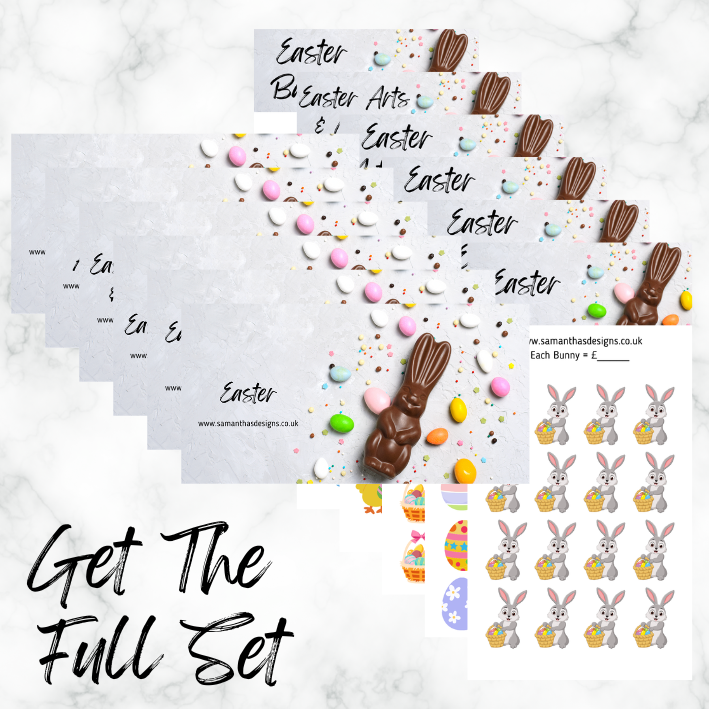 Savings Bundles - Easter - 4 Designs - A6 Cash Stuffing Challenges