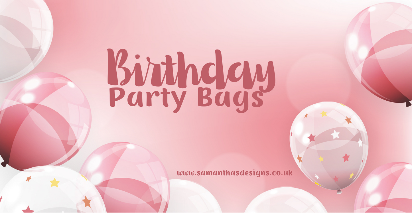 Birthday Savings - Pink Balloons Theme - A6 Cash Stuffing