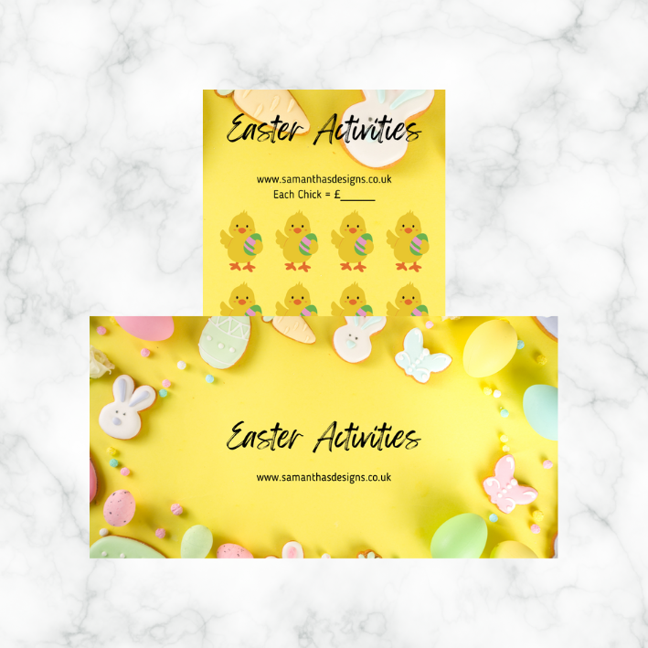 Easter Savings - 4 Designs - A6 Cash Stuffing Challenges