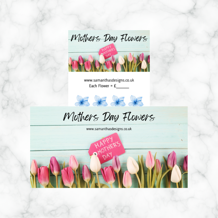 Mothers Day Savings Trackers - A6 Cash Stuffing Challenges