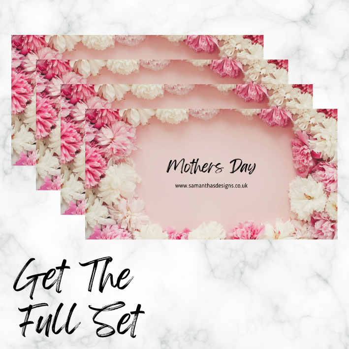 Savings Bundle - Mothers Day - 5 Designs - A6 Cash Stuffing Challenges