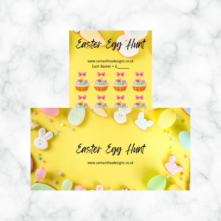 Easter Savings - 4 Designs - A6 Cash Stuffing Challenges