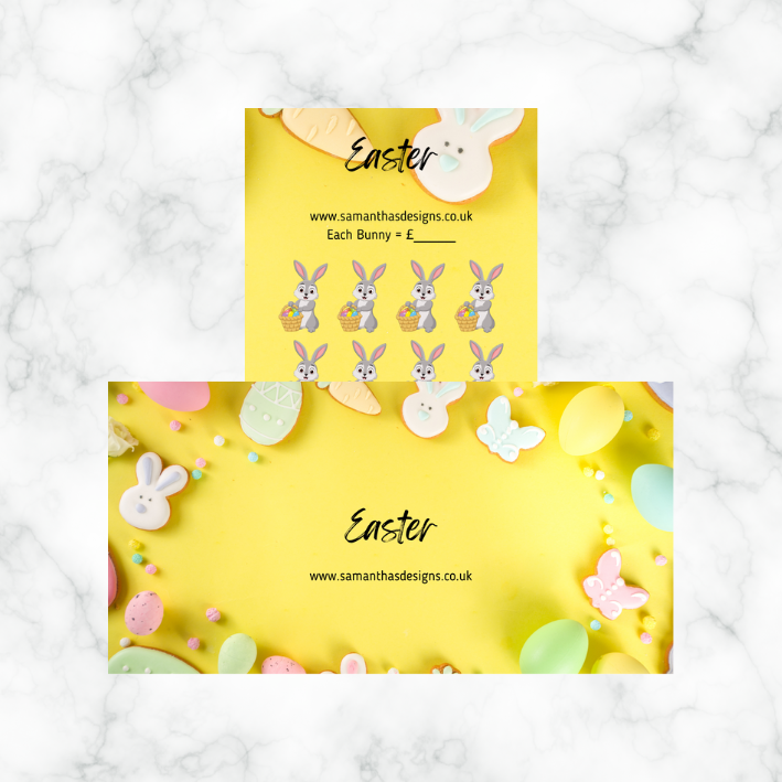 Easter Savings - 4 Designs - A6 Cash Stuffing Challenges