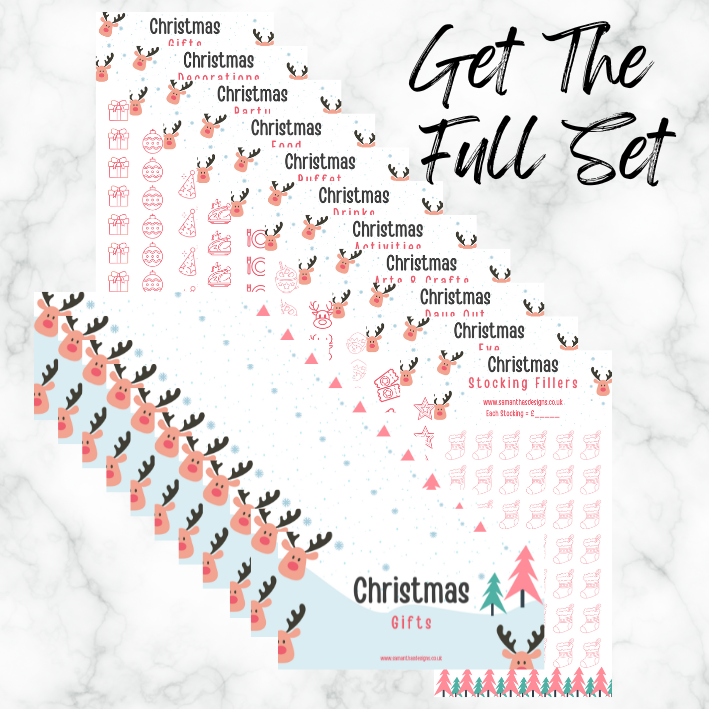 Savings Bundles - Christmas - A6 Cash Stuffing Challenges