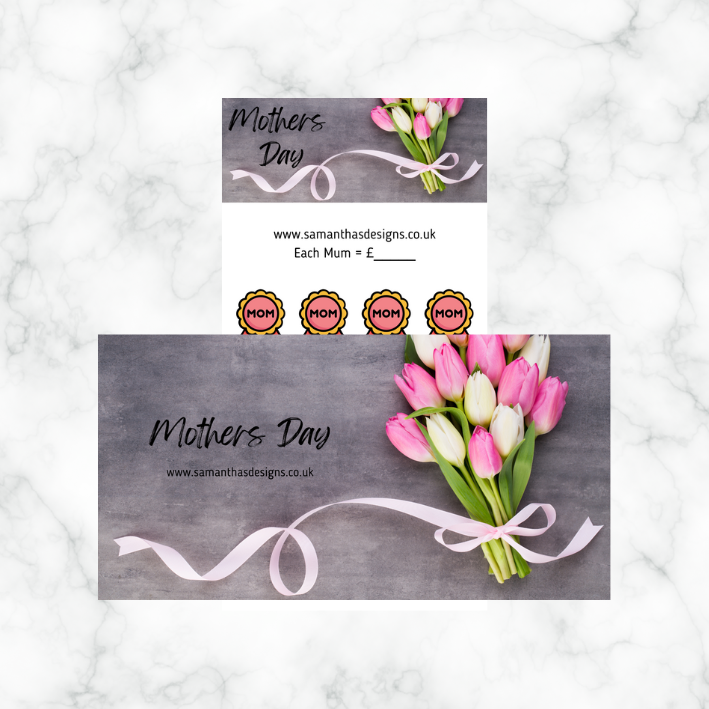 Mothers Day Savings Trackers - A6 Cash Stuffing Challenges