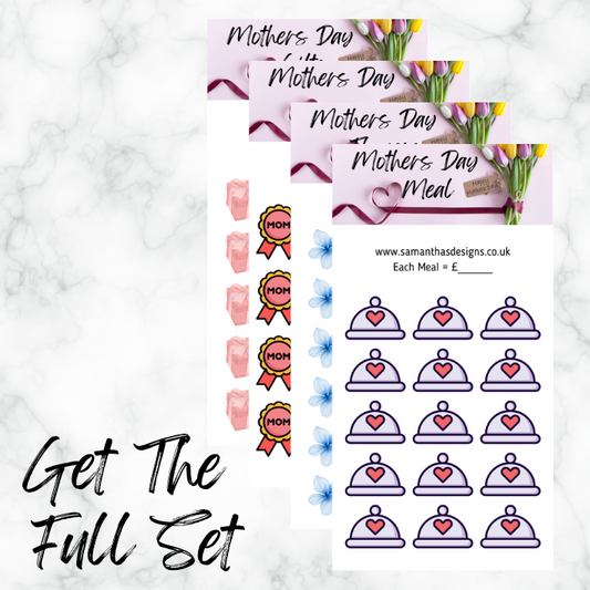 Savings Bundle - Mothers Day - 5 Designs - A6 Cash Stuffing Challenges