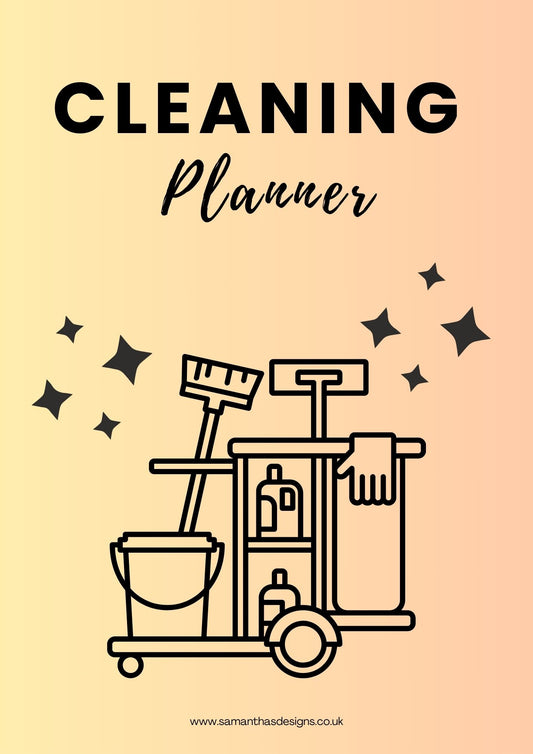 Cleaning Planner - A4 and A5 Sizes - 52 Weeks!