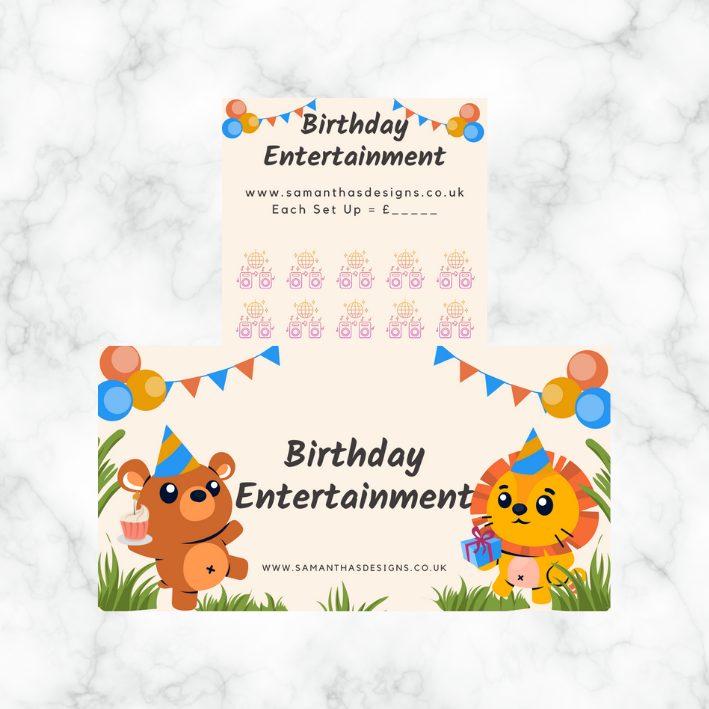 Birthday Savings - Jungle Theme - A6 Cash Stuffing