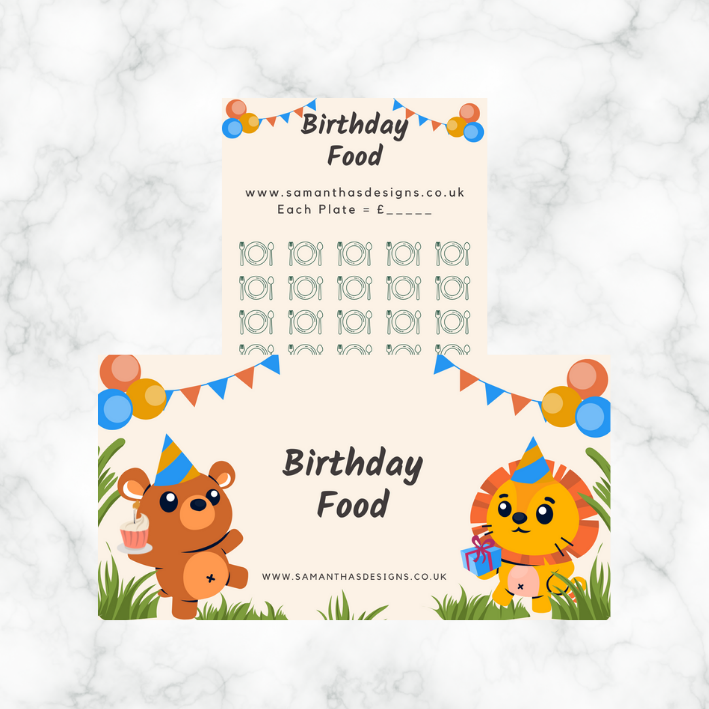 Birthday Savings - Jungle Theme - A6 Cash Stuffing