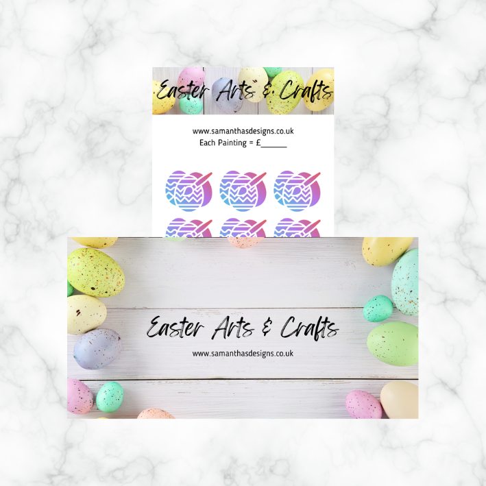 Easter Savings - 4 Designs - A6 Cash Stuffing Challenges