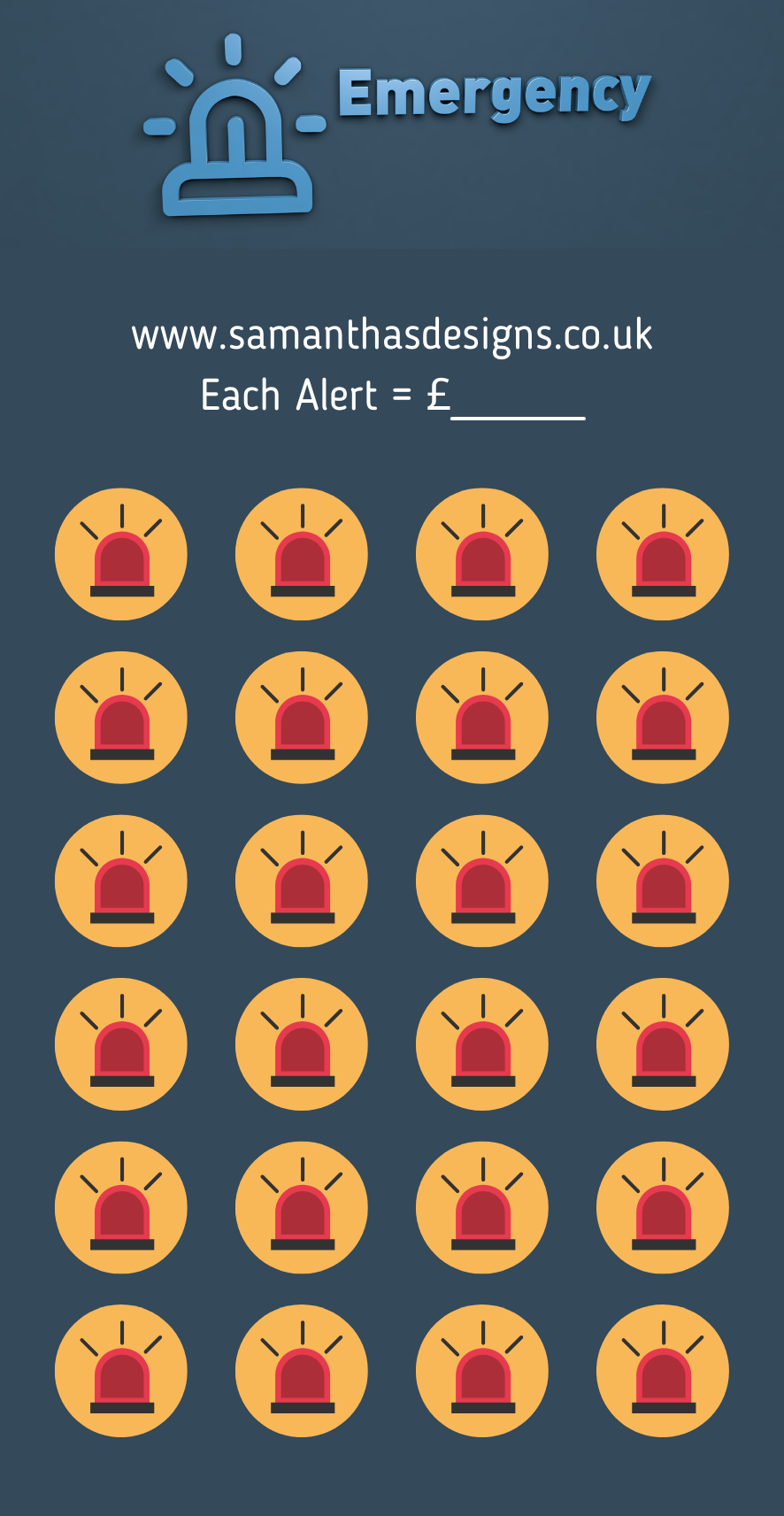 Emergancy Funds Savings Trackers - A6 Cash Stuffing Challenges