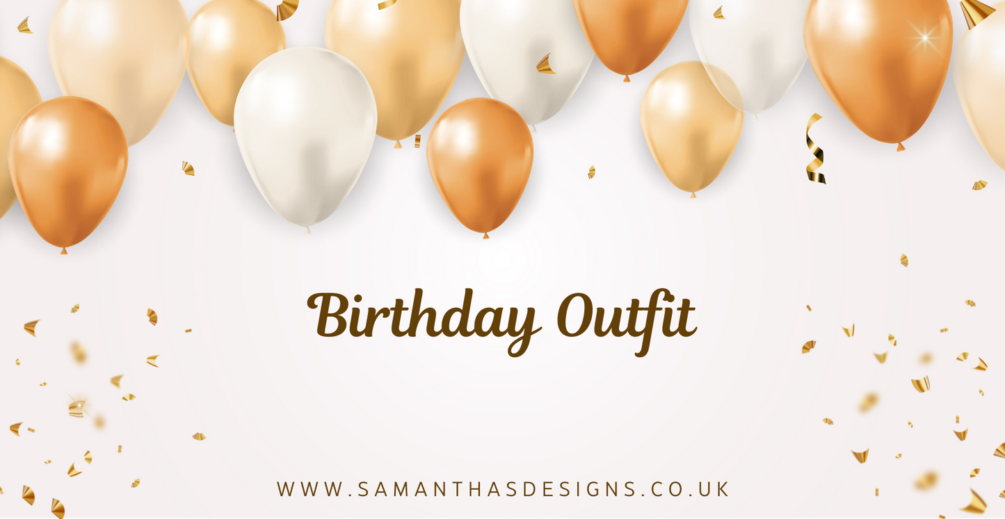 Birthday Savings - Gold Balloons Theme - A6 Cash Stuffing