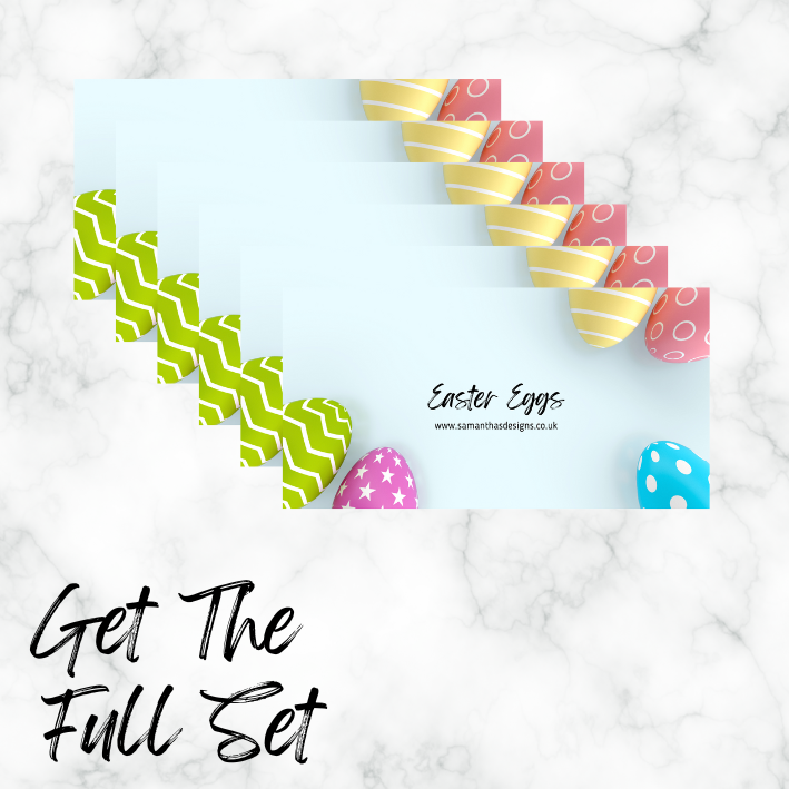 Savings Bundles - Easter - 4 Designs - A6 Cash Stuffing Challenges