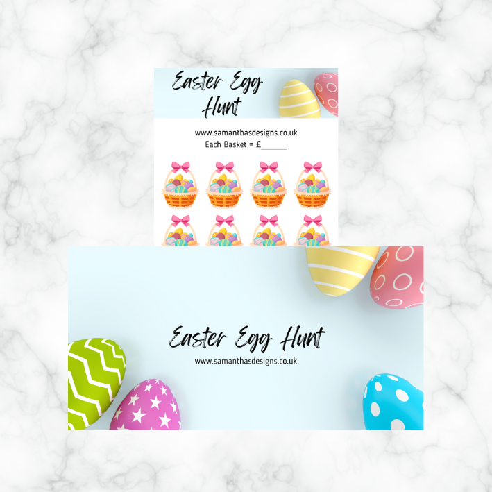 Easter Savings - 4 Designs - A6 Cash Stuffing Challenges