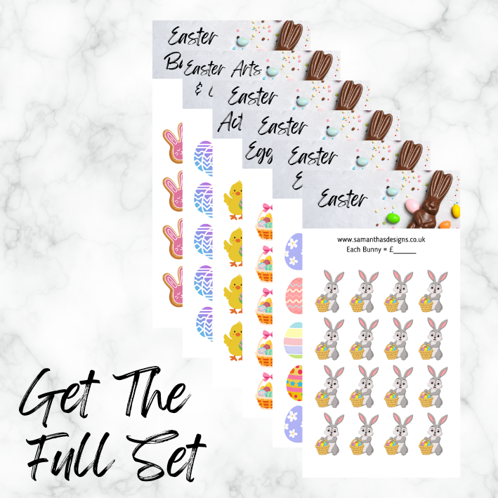 Savings Bundles - Easter - 4 Designs - A6 Cash Stuffing Challenges