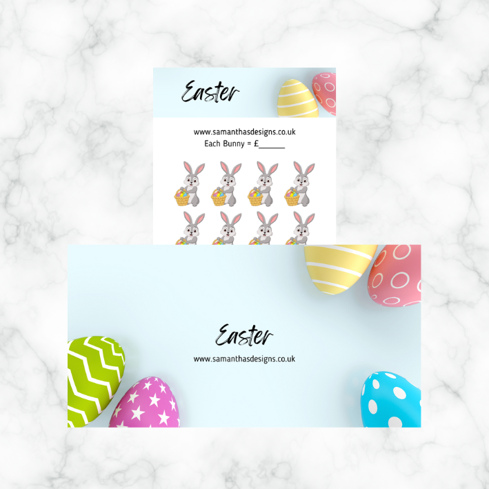 Easter Savings - 4 Designs - A6 Cash Stuffing Challenges