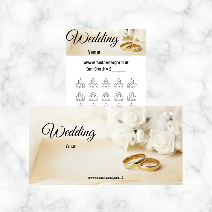 The Complete Wedding Trackers - Cover and Trackers - A6 Cash Stuffing Challenges