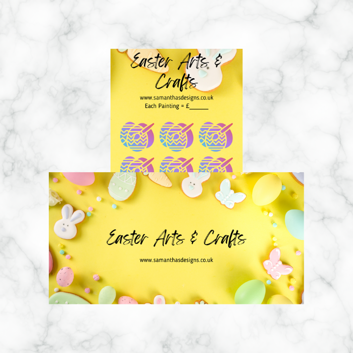 Easter Savings - 4 Designs - A6 Cash Stuffing Challenges