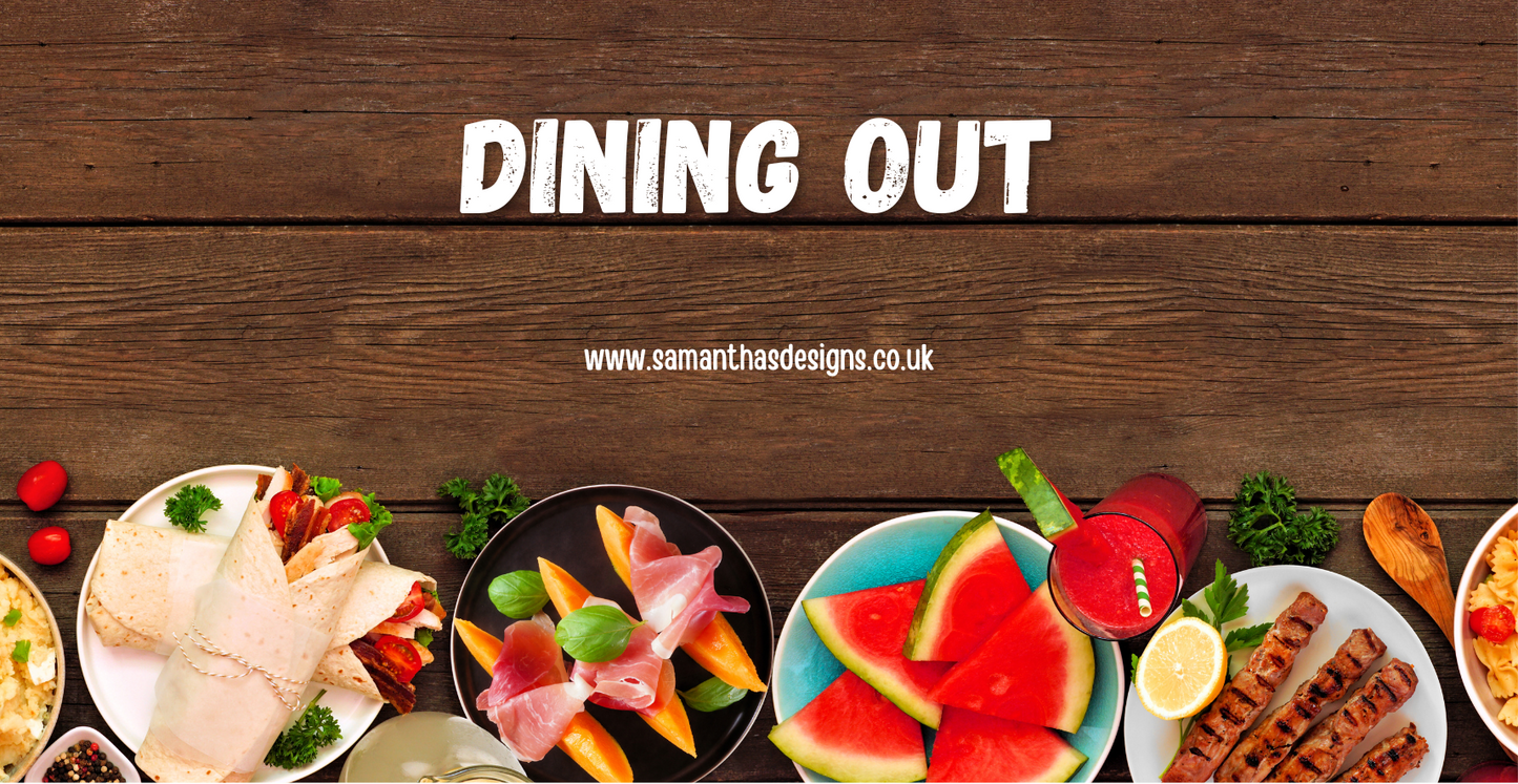 Dining Out Savings Challenges - A6 Cash Stuffing Challenges