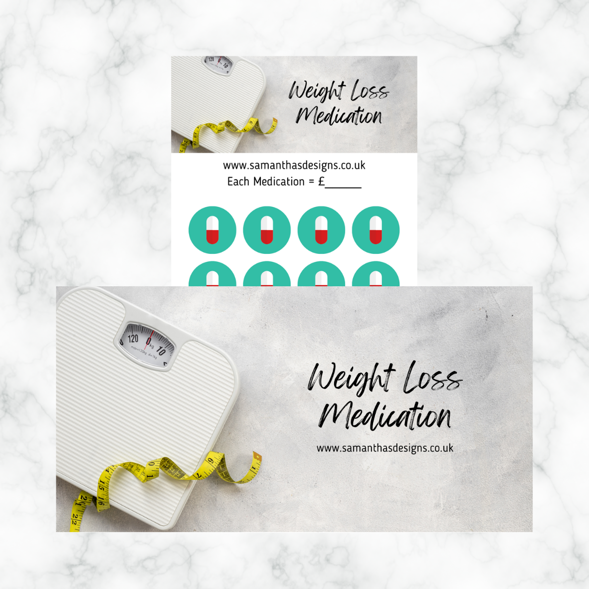 Weight Loss Savings Trackers - A6 Cash Stuffing Challenges