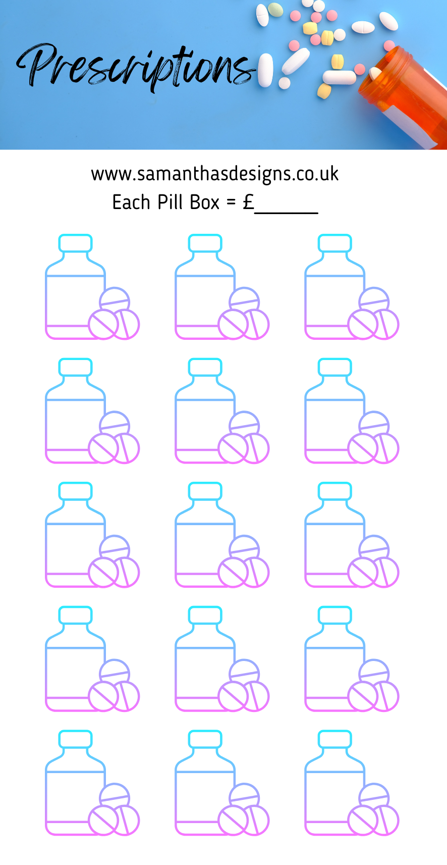 Medical & Dental Savings Trackers - A6 Cash Stuffing Challenges